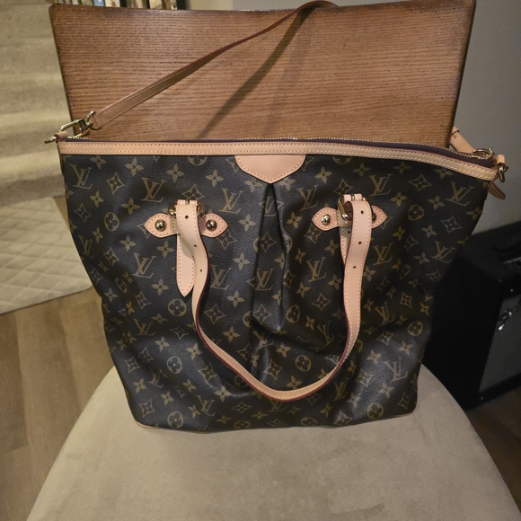 Louis Vuitton Brown Palermo GM Monogram Tote